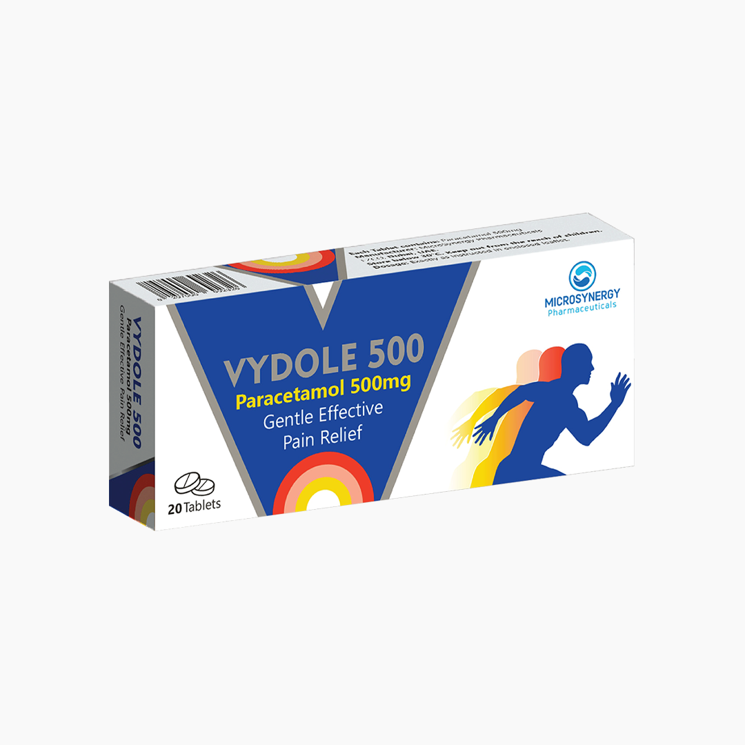 VYDOLE 500MG packaging visual